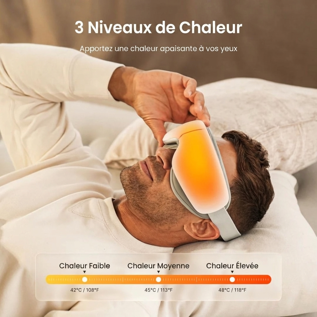 Masque CALM+ chauffant massant